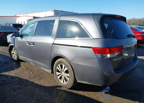 2016 Honda Odyssey Ex-L from USA, damaged, VIN 5FNRL5H61GB021519